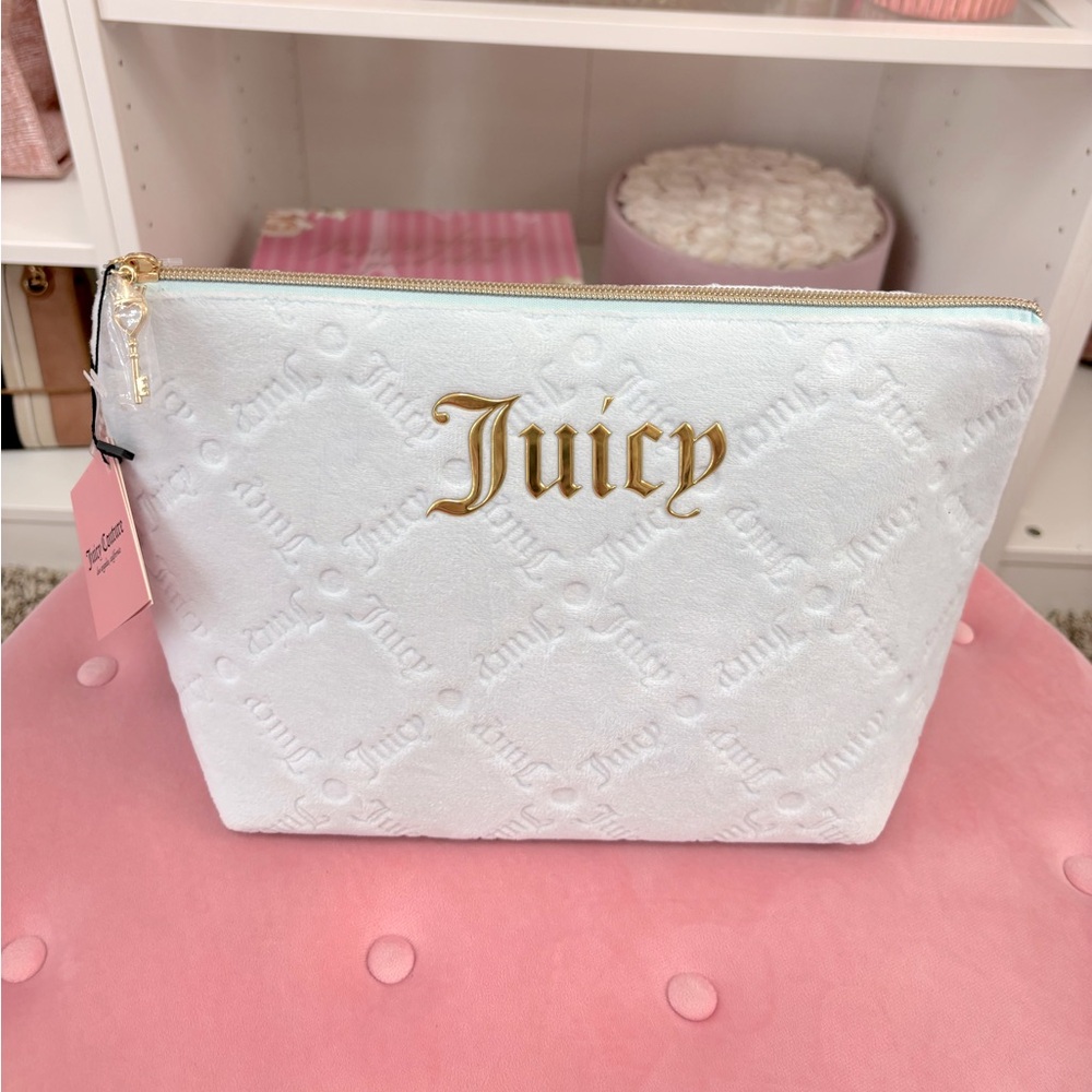 Juicy Couture Light Blue Makeup Bag